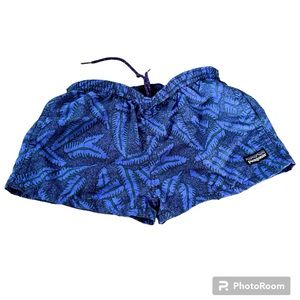 Patagonia Swim Trunks Purple Green Print Swimsuit Board Shorts 18 mo